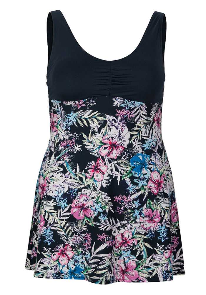 Cruise On Slimfit Swimdress with Padded Bra