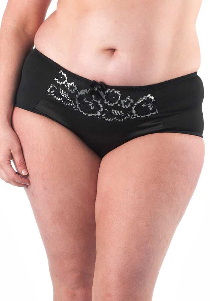Fae Lace Overlay Contour Molded Bra & Hipster Set (Please Size Up)