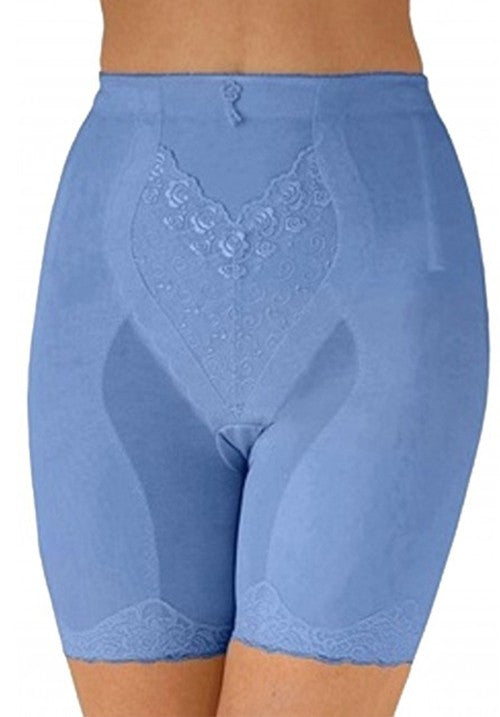 Super Firm Long Leg Panty Girdle Blue