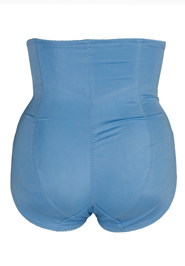Super Firm Zip Up Panty Girdle Blue