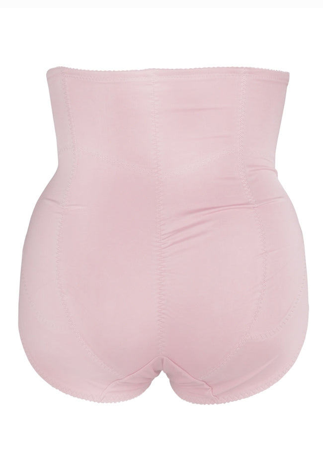 Super Firm Zip Up Panty Girdle Pink
