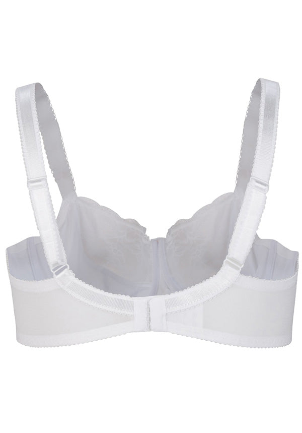 Brooke Underwired Lace Non-Padded Balcony Bra Ivory