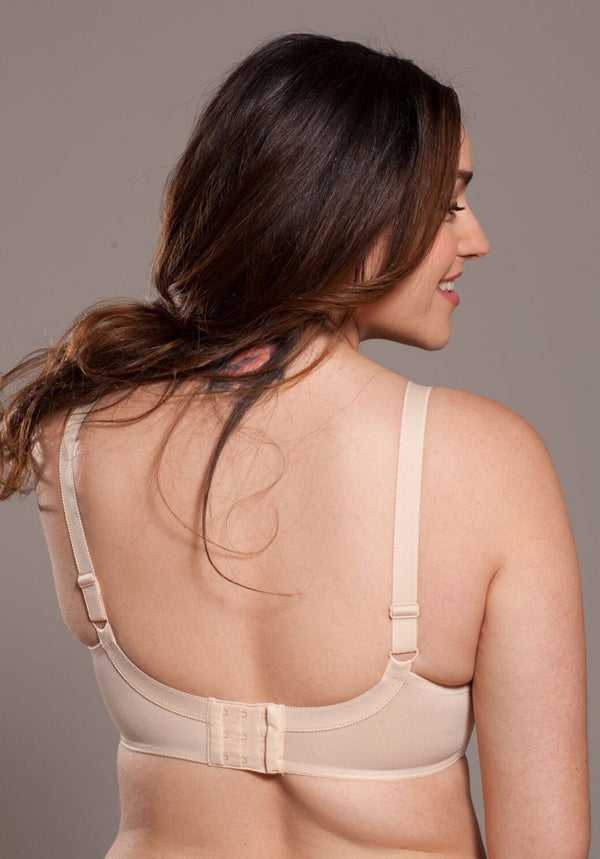 Softly Molded Underwire Balconette Bra Beige