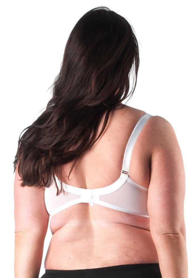 Lily Underwire Minimizer Bra White (Please Size Up)