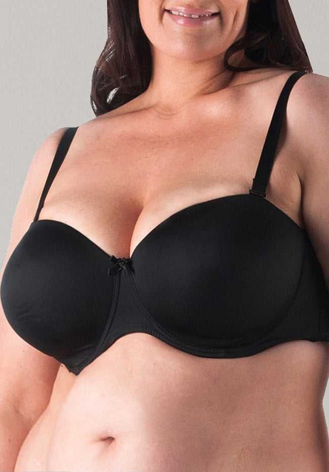 Women's Naturally Mould Strapless Bra Black