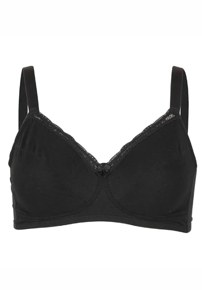 Haven Non Wired Comfy Soft Bra Black