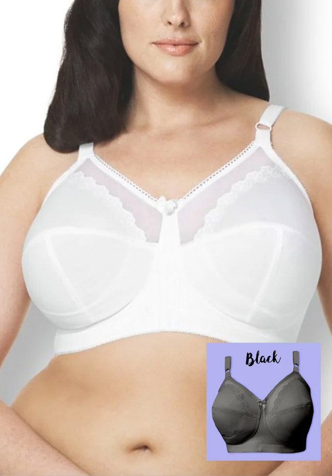 Cortland Embroidered Soft Cup Bra 7204 Black