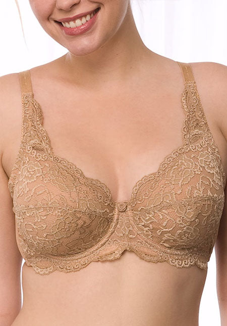 Sexy Black Lace Underwire Bra for Women