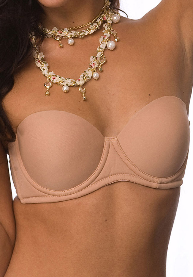QT Padded Convertible Strapless Bra