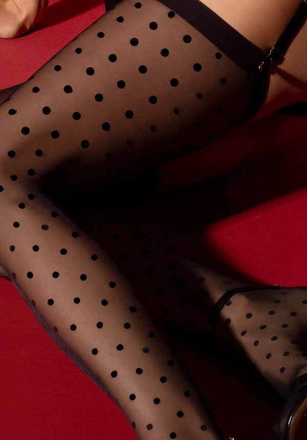 Retro Dots 20 Denier Stockings