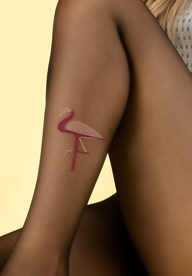Pink Candy Flamingo 20 Denier Tights