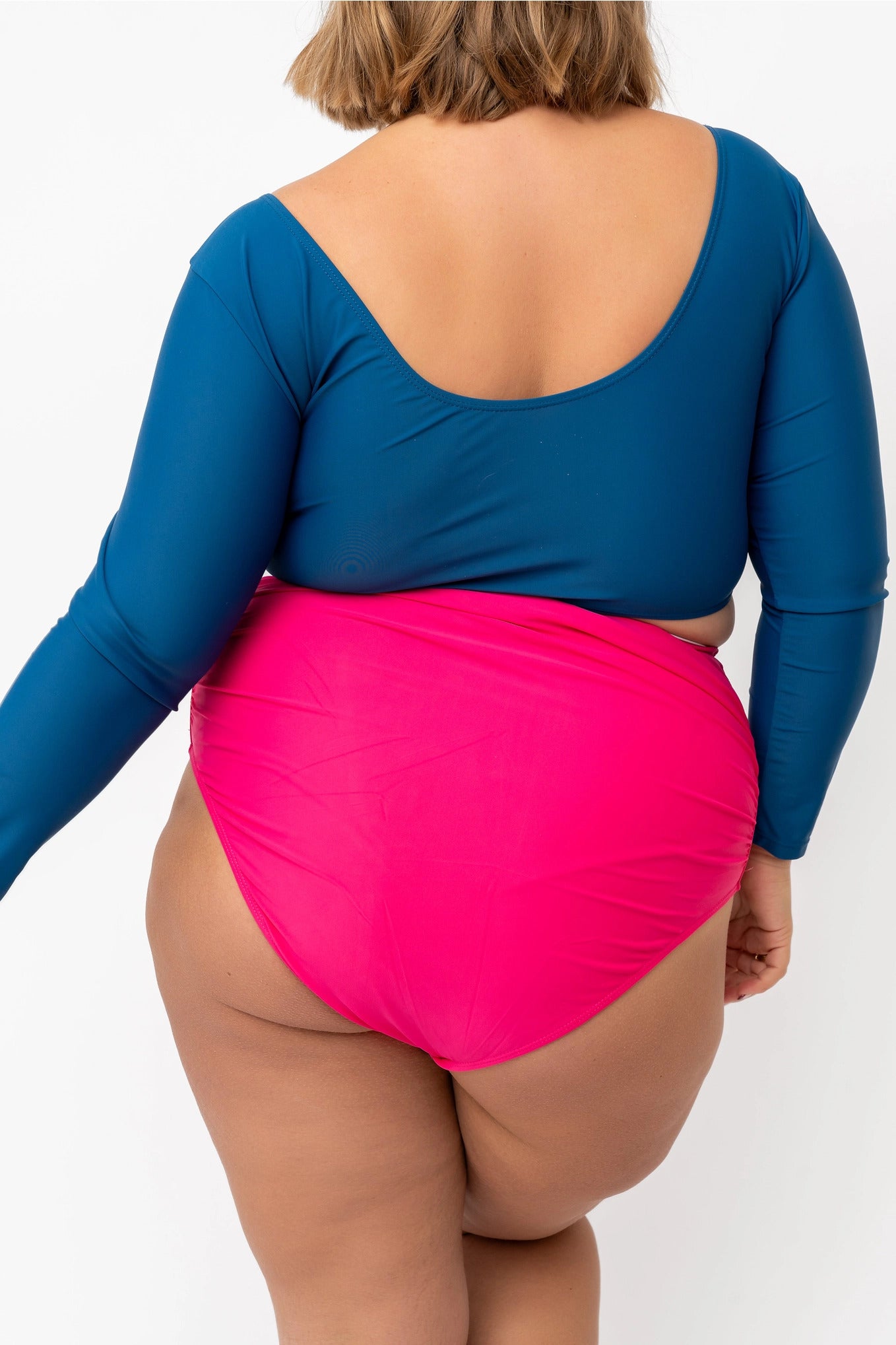 Midnight Tide Scoop Neck Rashguard Swim Top