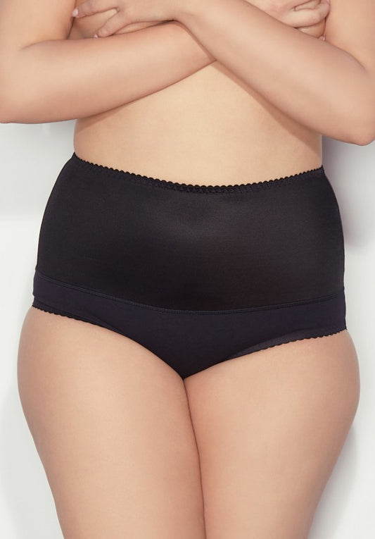 Handy Tummy Control Smooth Cotton Full Brief (Black)