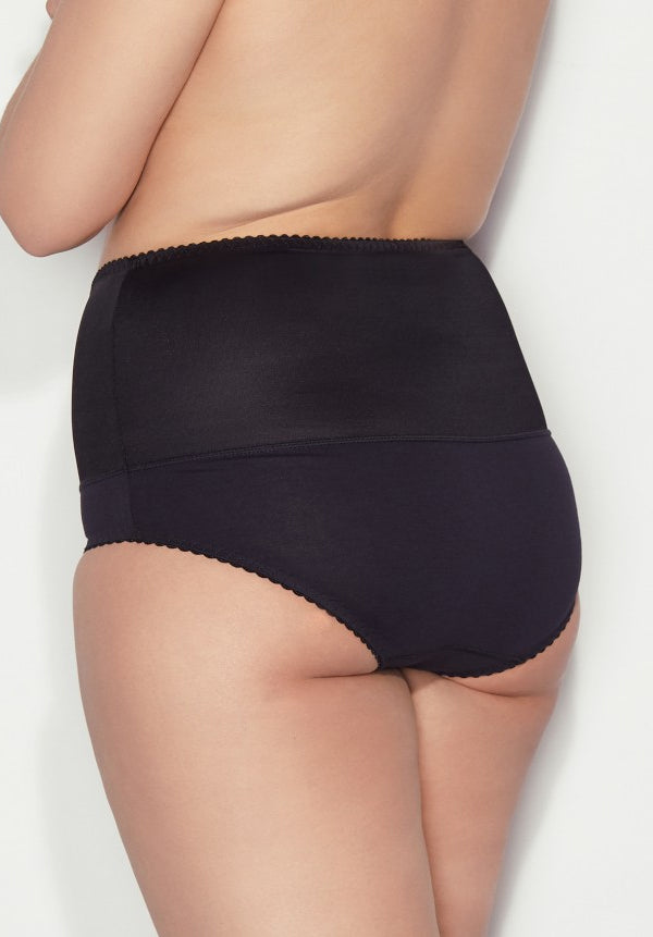 Handy Tummy Control Smooth Cotton Full Brief (Black)