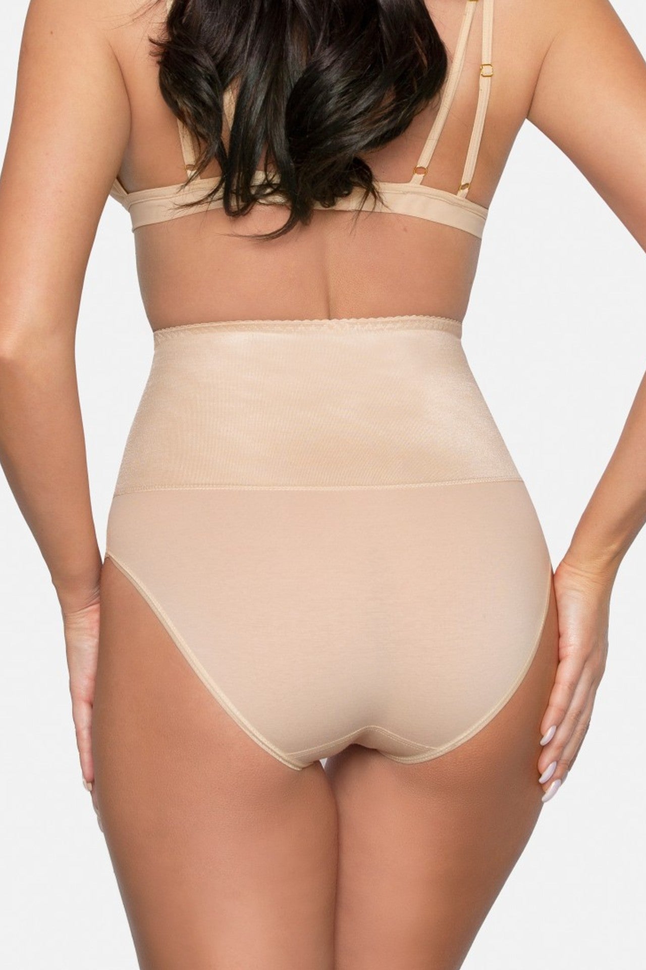 High Waisted Corrective Shaping Brief (Nude)