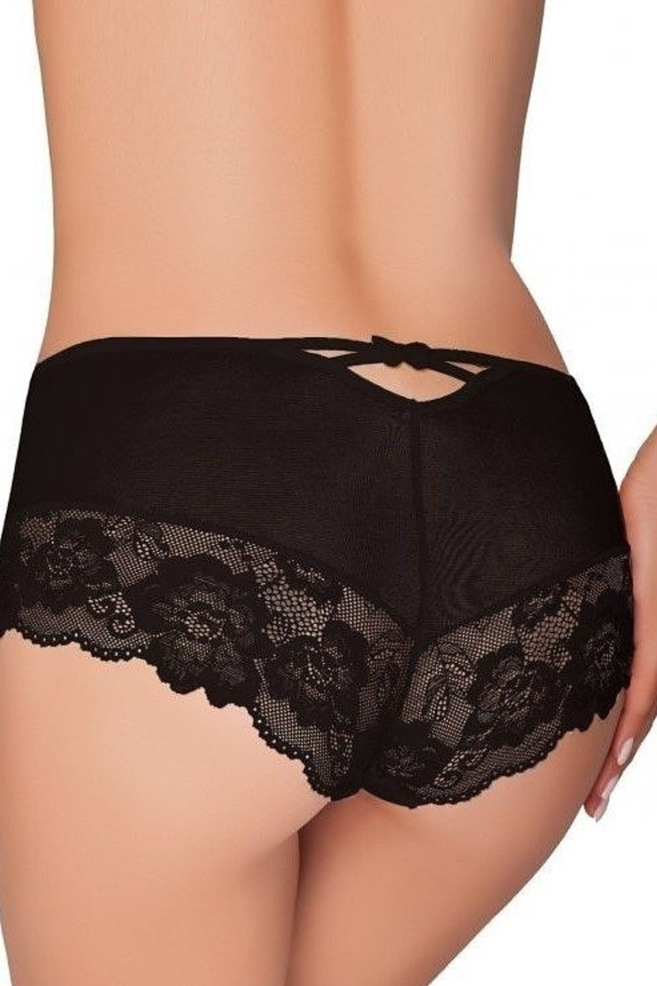 Ewana Lace and Sheer Mesh Brief