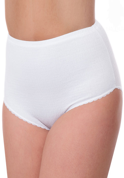 95% Cotton Rich Crinkle Full Brief 3 Pack
