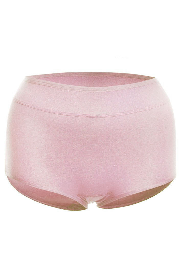 Plus Size Cotton Full Brief Panty 3 Pack Value Pack Pink