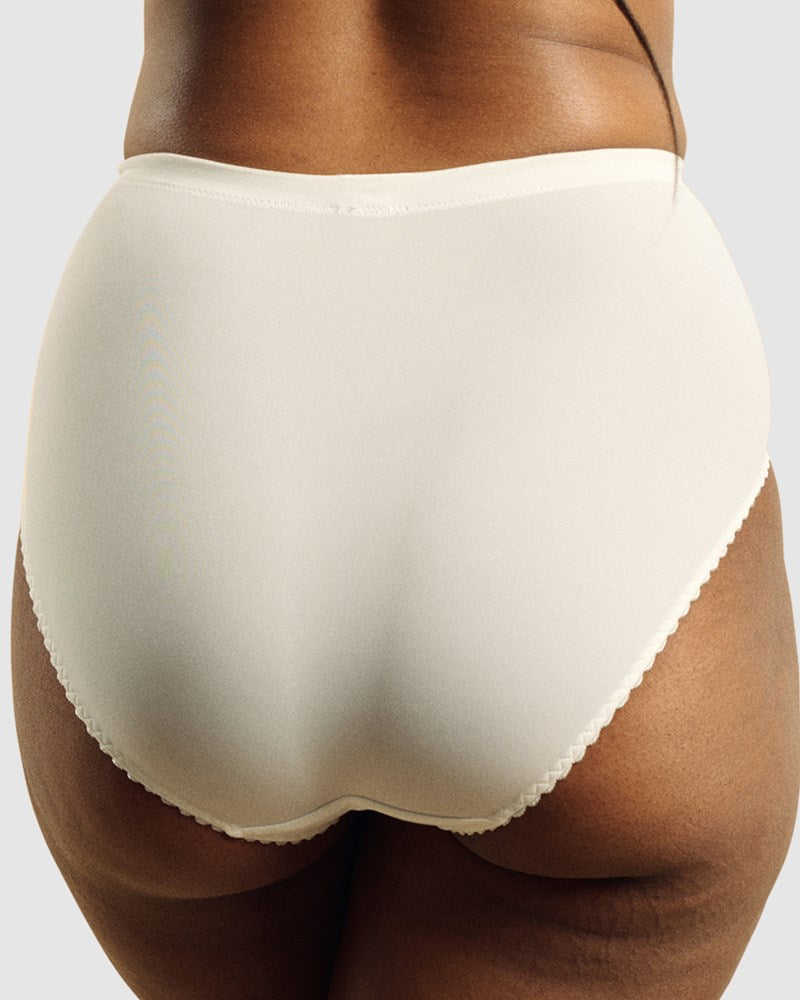 Narcisse Plus Size High Waist Shaping Brief Ivory Sans Complexe
