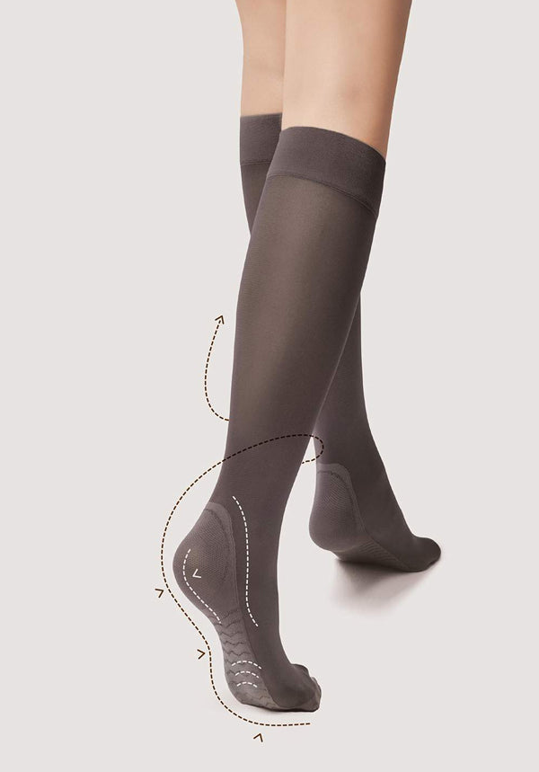 Massage 20 Denier Knee Highs Socks