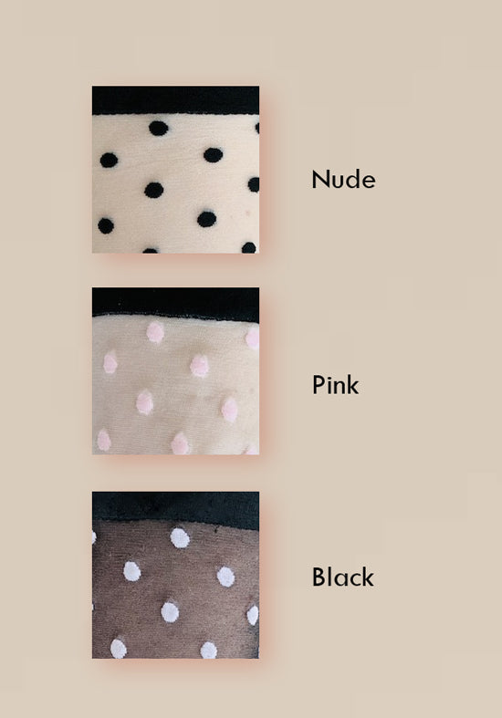 Retro Modern Contrast Welt 20 Denier Stockings