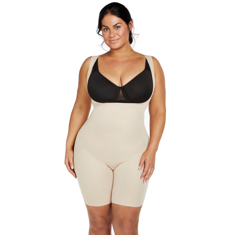 Unbelievable ComfortÂ® Plus Size Torsette Full Body Shaper - Style Gallery