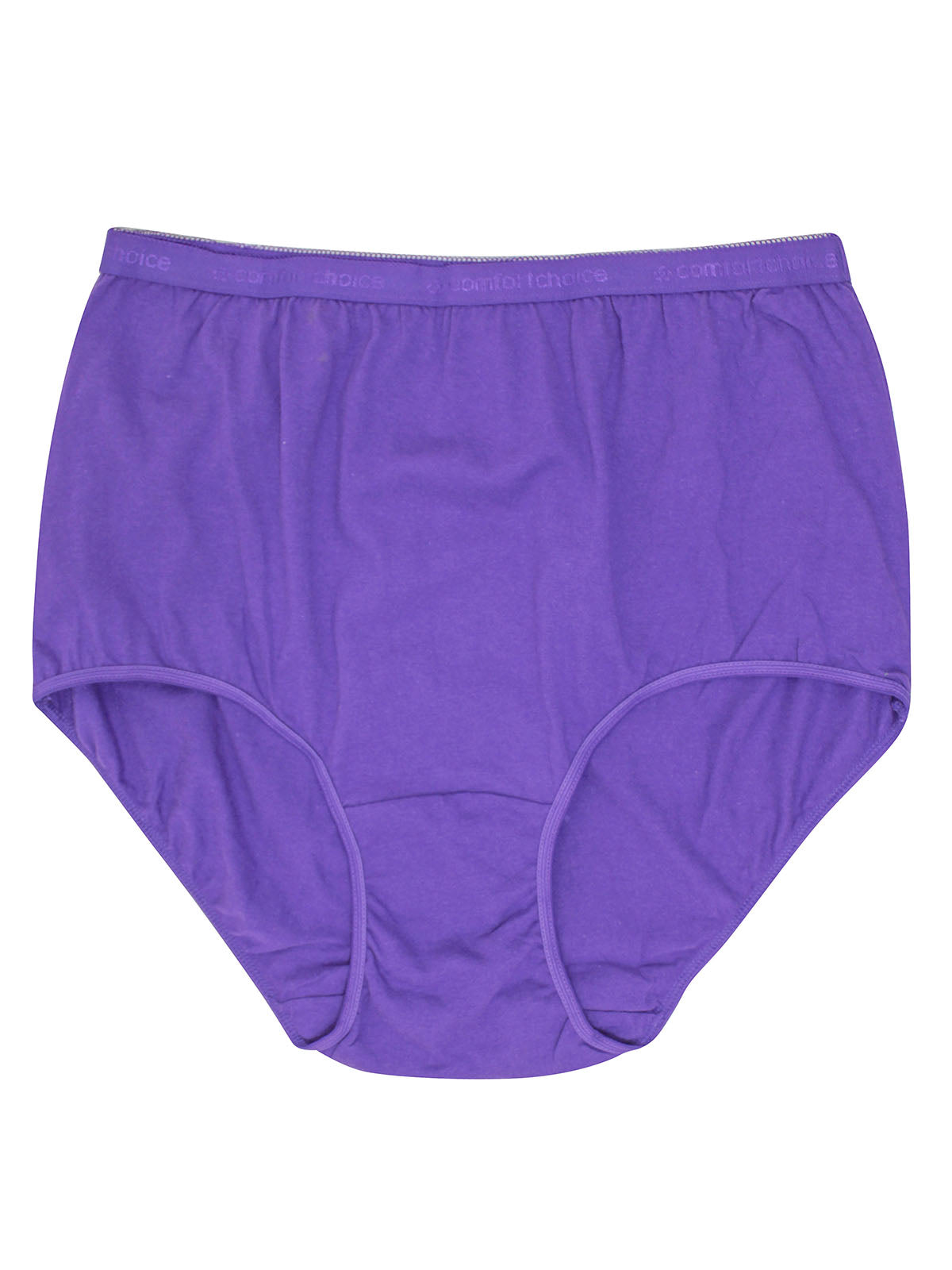 100% Cotton Pull On Full Brief Purple