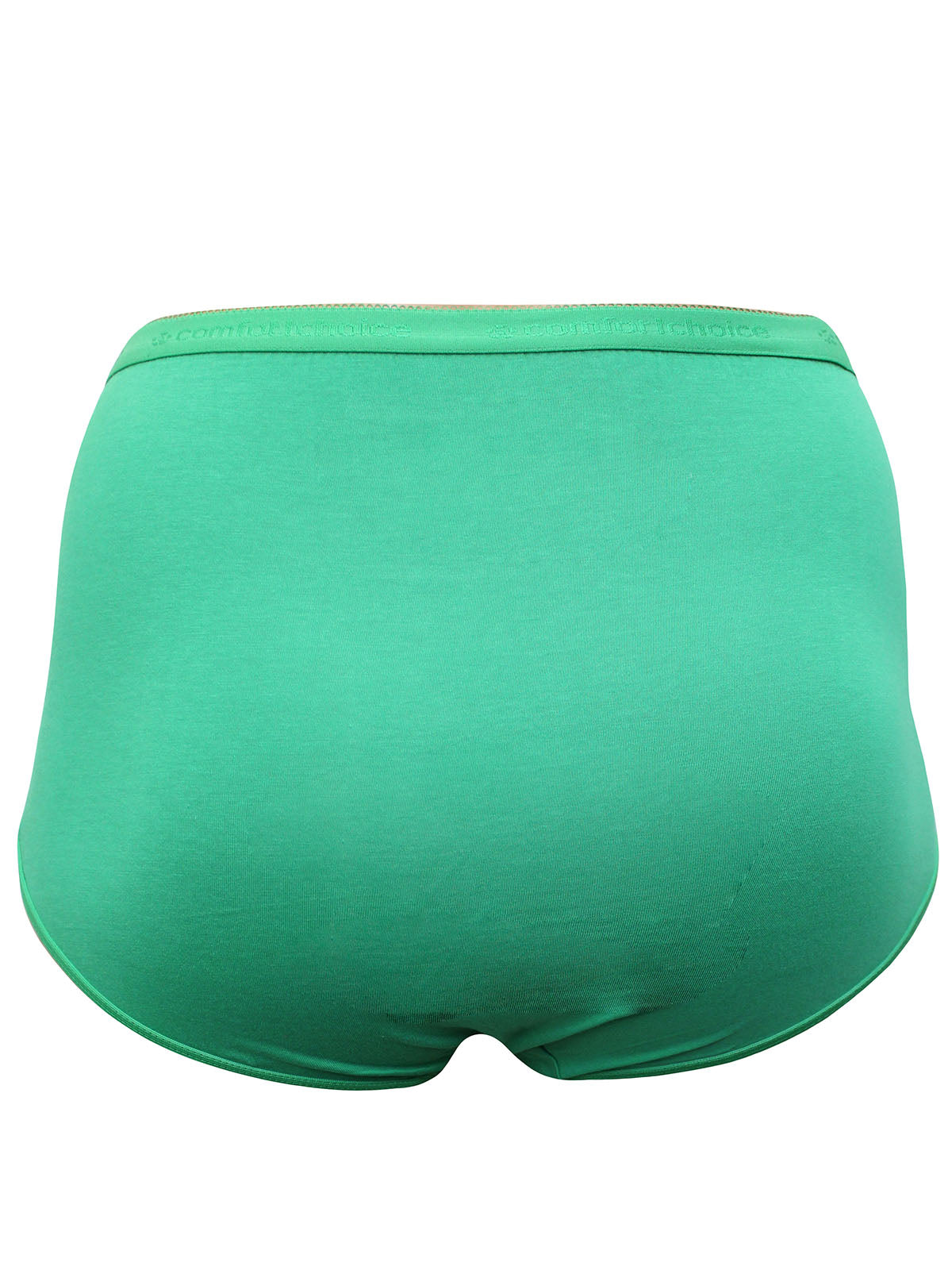 100% Cotton Pull On Full Brief Green