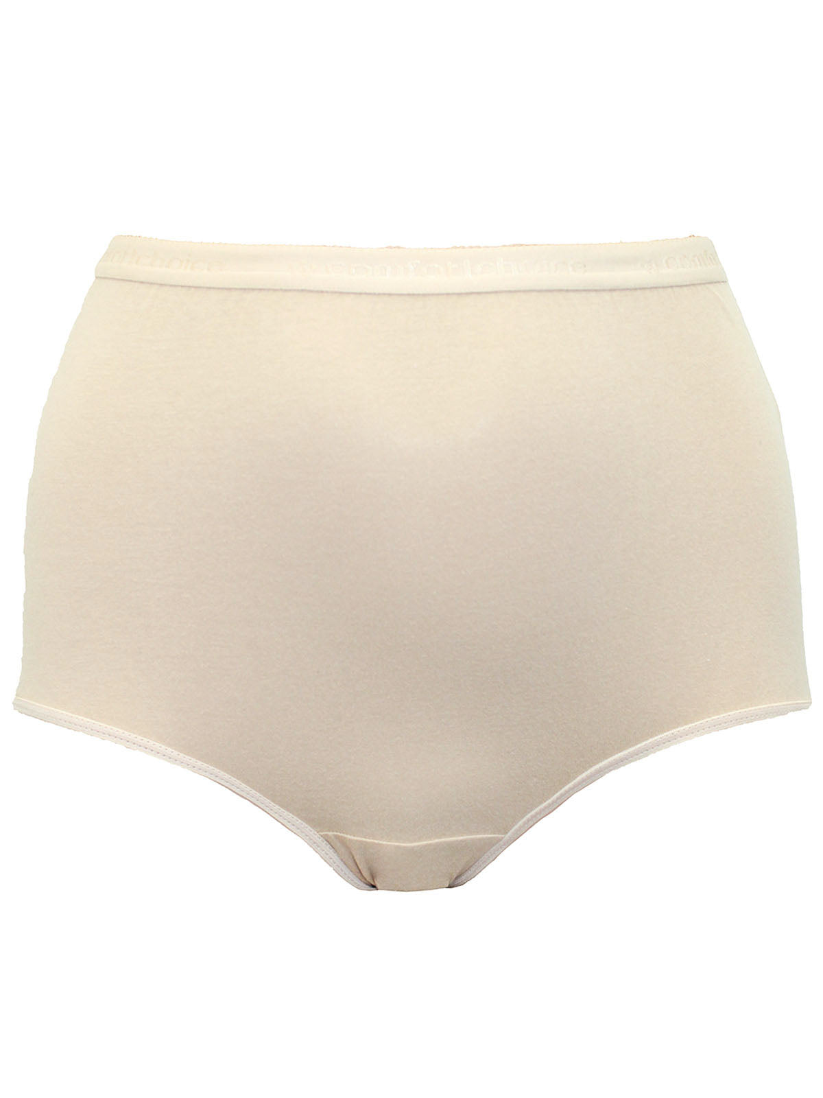 Comfort Pk of 5 100% Cotton Full Briefs Mix Colors