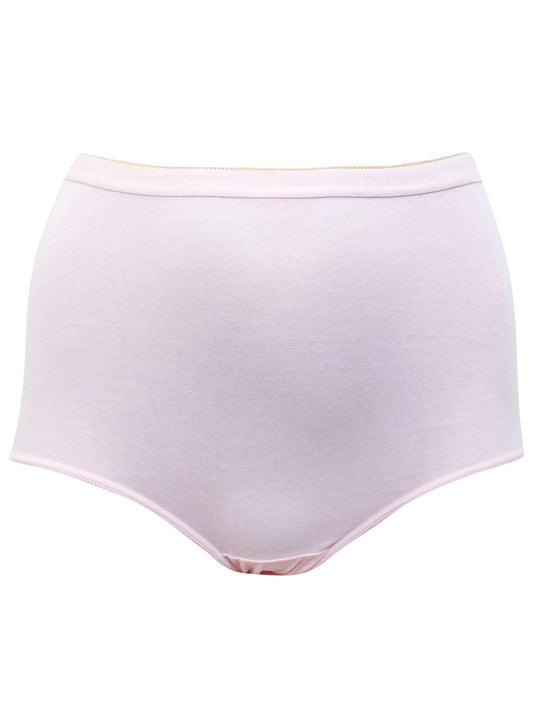 100% Cotton Pull On Full Brief Pink
