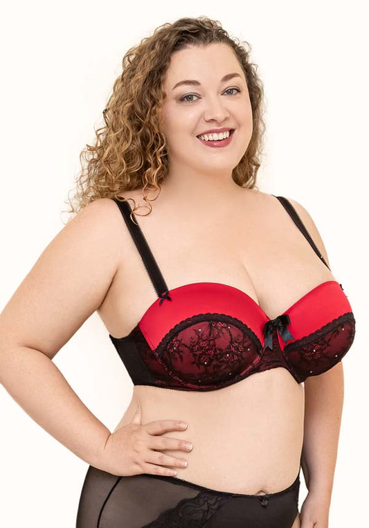 Diamante Lace Mold Cup Bra Sale