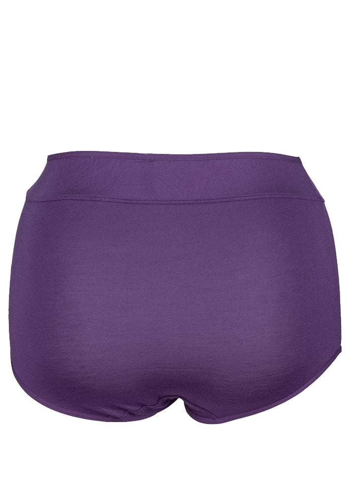 Cotton Full Brief Panty 3 Pack Dark Purple