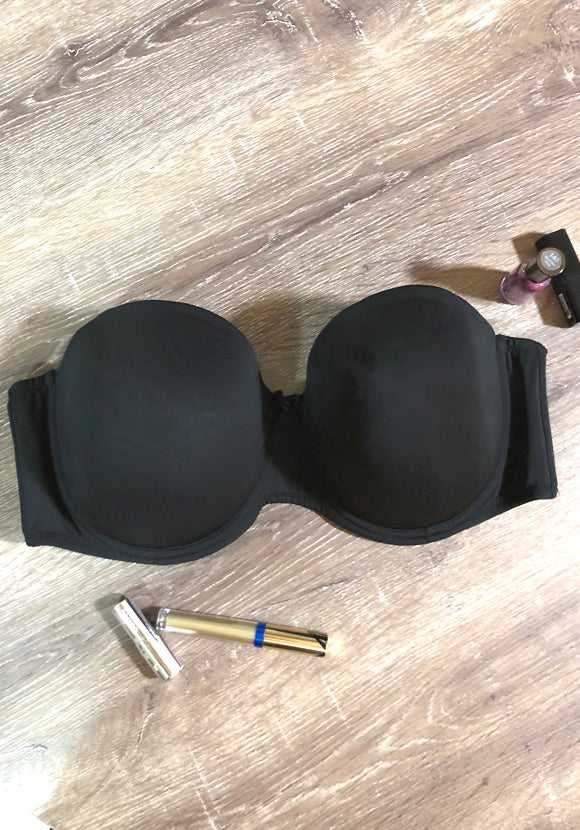 Women's Naturally Mould Strapless Bra Black