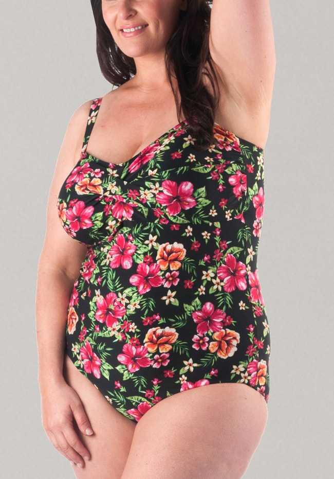 Lucy Twisted Front One Piece Swimsuit
