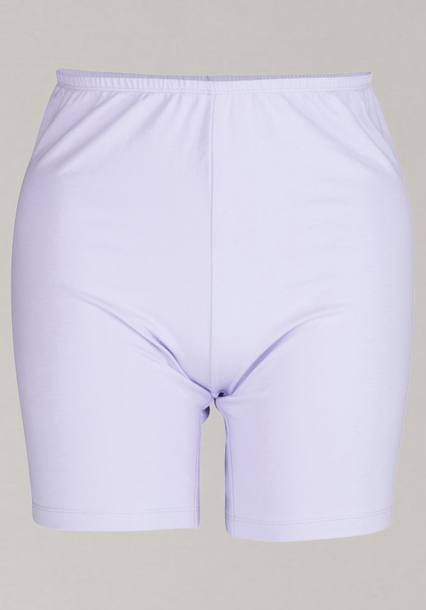 Anti Chafing Cotton Stretch Fitted Boxer Lilac