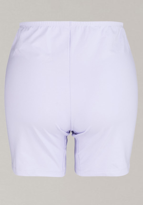 Anti Chafing Cotton Stretch Fitted Boxer Lilac