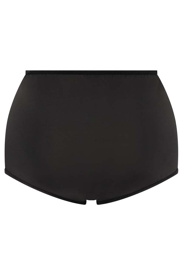 Pk of 3 Ultra Soft Microfiber Full Brief (Black)