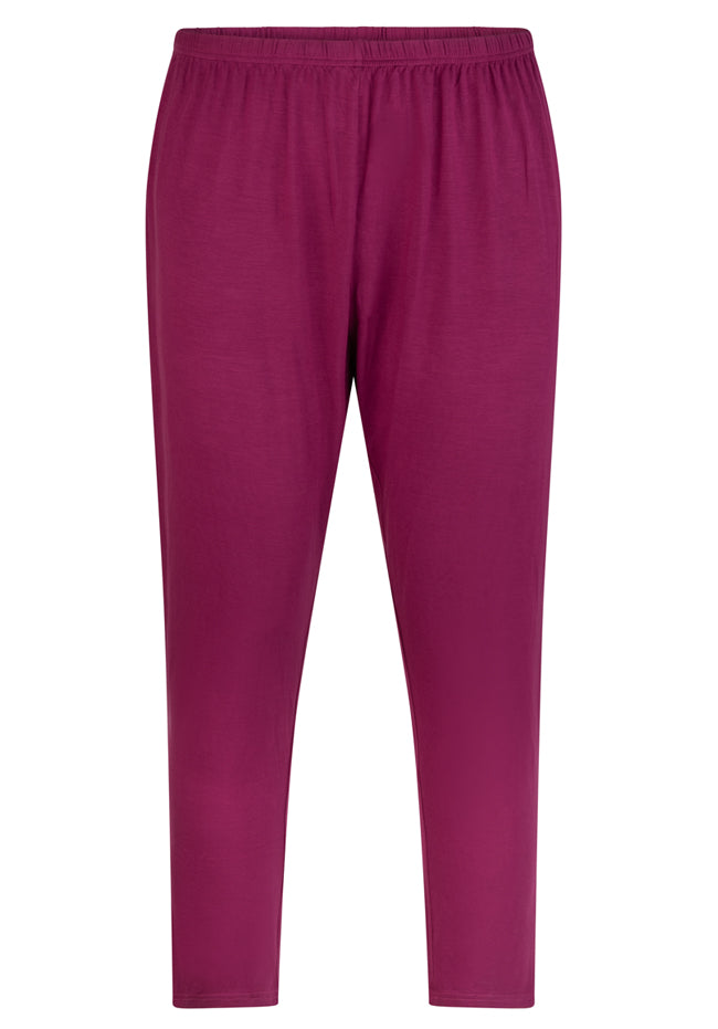 Tapered Leg Stretch Pants Rosey